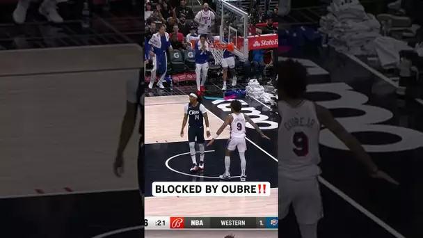 INSANE BLOCK BY KELLY OUBRE JR. 🚨 | #Shorts