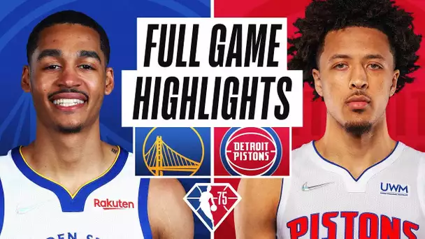 WARRIORS at PISTONS | FULL GAME HIGHLIGHTS | November 19, 2021