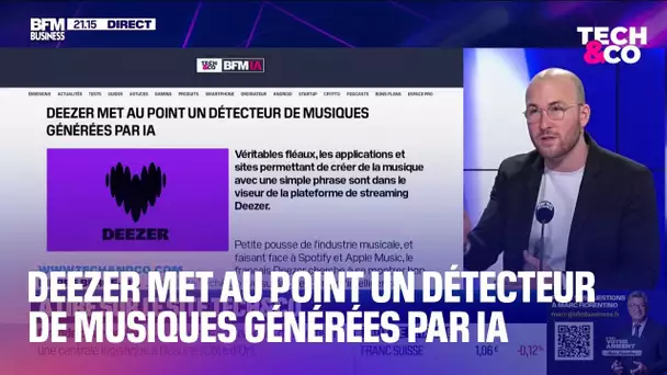 Deezer met au point un détecteur de musiques générées par IA