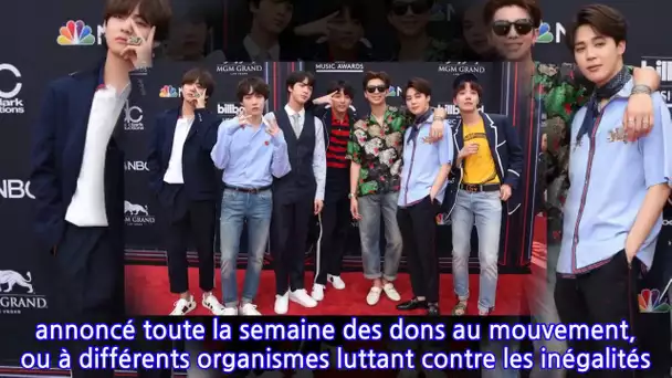 Le groupe BTS donne un million de dollars au mouvement Black Lives Matter