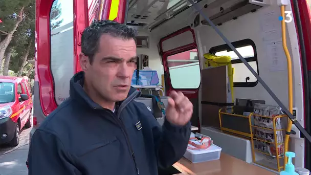 Claviers, portes, caddies..., la traque du coronavirus des marins-pompiers de Marseille