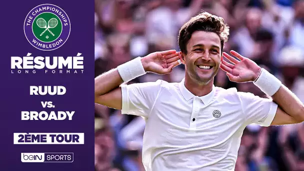 Résumé - Wimbledon : Casper Ruud VS Liam Broady