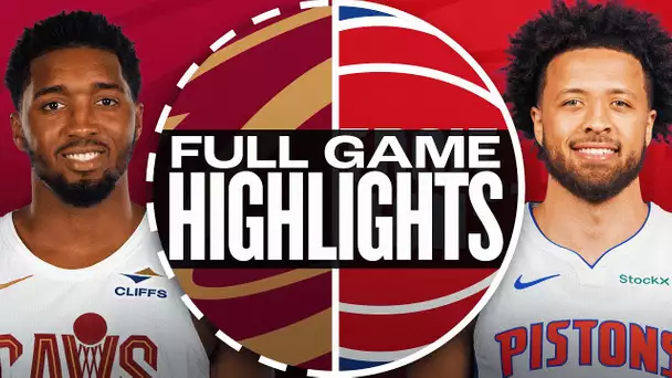 CAVALIERS at PISTONS | NBA PRESEASON FULL GAME HIGHLIGHTS | October 16, 2024