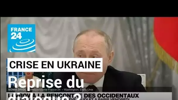 Ukraine : les chefs de la diplomatie russe et américaine se rencontreront jeudi à Genève