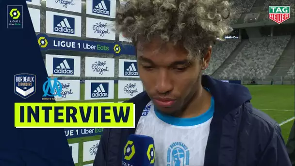 Interview de fin de match : FC GIRONDINS DE BORDEAUX - OLYMPIQUE DE MARSEILLE (0-0)  / 2020/2021