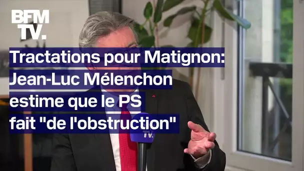 Matignon, Assemblée nationale... l'interview de Jean-Luc Mélenchon sur BFMTV en intégralité
