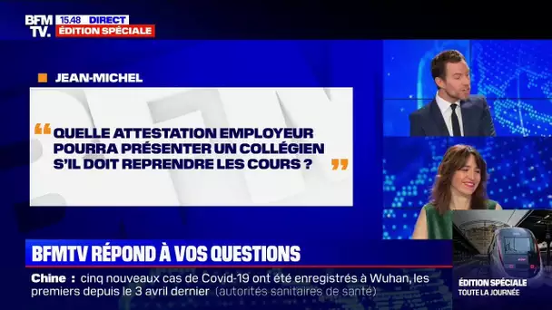 Quelle attestation doit présenter un collégien dans les transports? BFMTV répond à vos questions