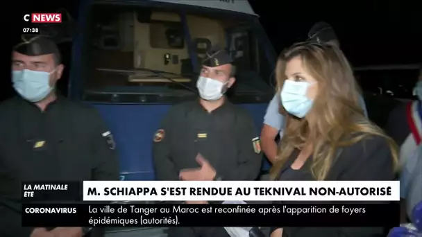 M.Sciappa s'est rendue au Teknival non-autorisé