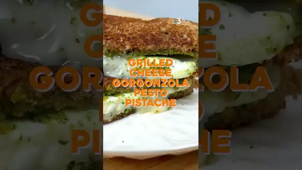 Grilled cheese gorgonzola pistache - Recette rapide #toulouse #cuisine