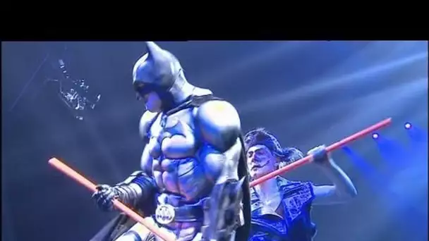 Le super héros Batman en spectacle
