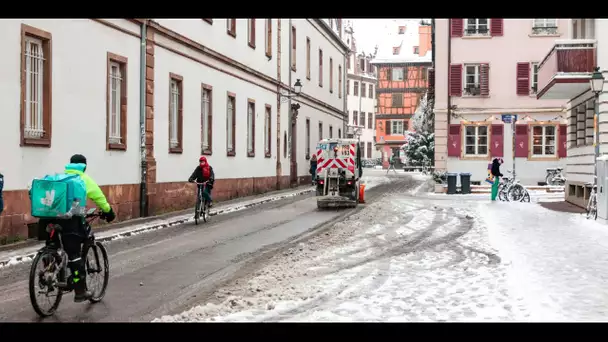 «En Alsace on a l'habitude du froid», à Strasbourg, la chute du mercure n'effraie pas les habitants