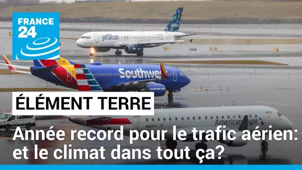 2024 pourrait voir un nombre record de gens prendre l'avion. Et le climat dans tout ça?