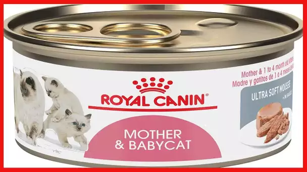 Royal Canin Feline Health Nutrition Mother & Babycat Ultra Soft Mousse in Sauce Canned Cat Food