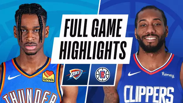 THUNDER at CLIPPERS | FULL GAME HIGHLIGHTS | January 24, 2021