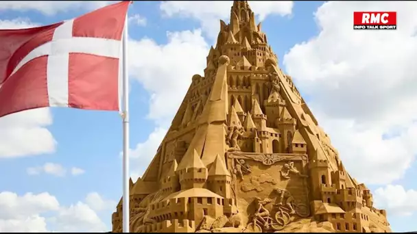 Les images du plus haut château de sable au monde