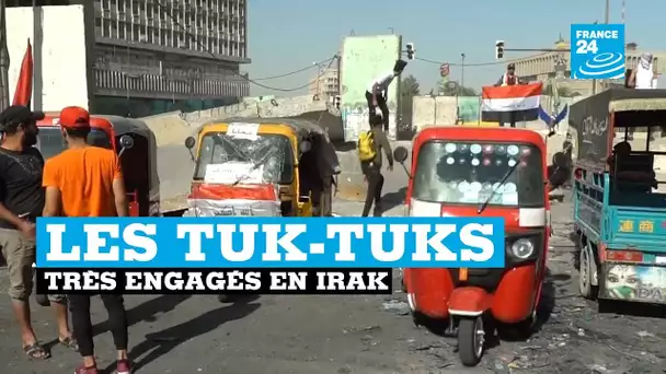 Irak, les chauffeurs de tuk tuks engagés