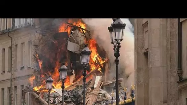 Explosion à Paris : Les images impressionnantes de l'immeuble en feu