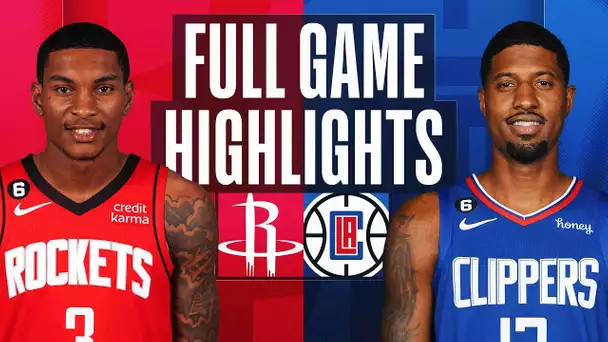 ROCKETS at CLIPPERS | NBA FULL GAME HIGHLIGHTS | October 31, 2022