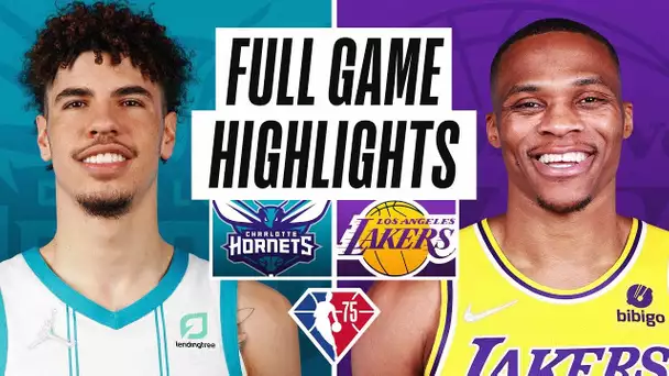 HORNETS at LAKERS | FULL GAME HIGHLIGHTS | November 8, 2021