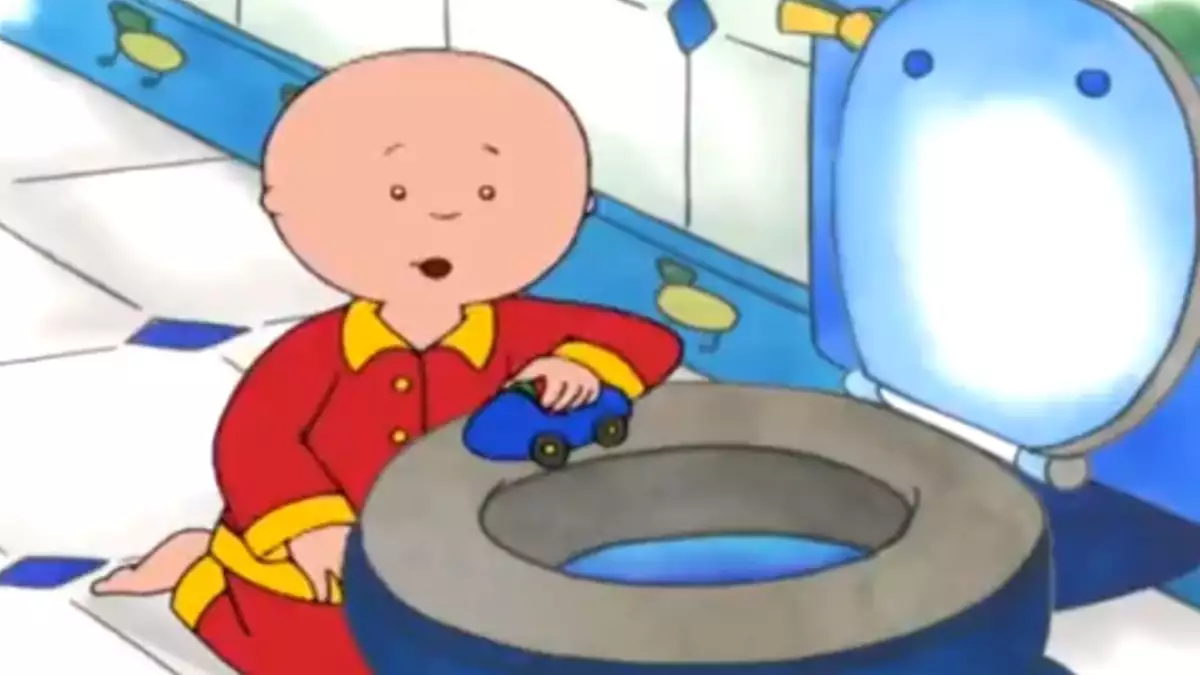 Caillou en Français | La Course de Voiture de Caillou | dessin animé ...