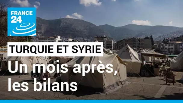 Séisme en Turquie et en Syrie : le bilan humain et économique de la catastrophe, un mois après