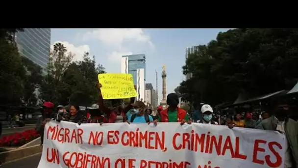 Mexico : marche de migrants pour la Journée internationale des migrants