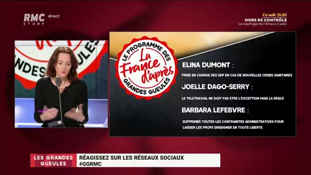 "La France d’après: le programme des Grandes Gueules": la proposition de Barbara Lefebvre