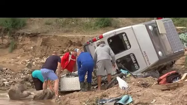 L'est de la Roumanie ravagé par des inondations