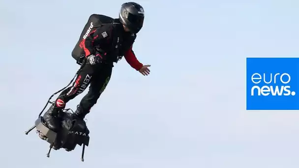 Zapata sur un nuage, après sa traversée de la Manche par les airs