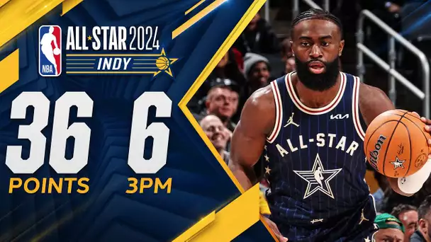 Jaylen Brown (36 PTS) GOES TO Work In The 2024 #NBAAllStar Game! 👀