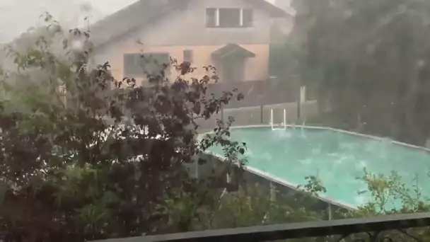 Les orages, le vent et la grêle causent des dégâts en Franche-Comté