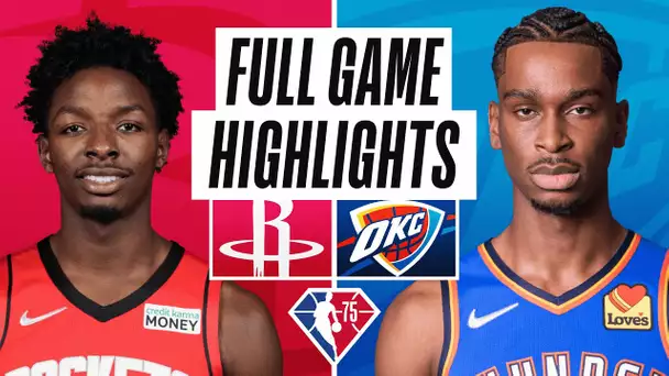 ROCKETS at THUNDER | FULL GAME HIGHLIGHTS | December 1, 2021