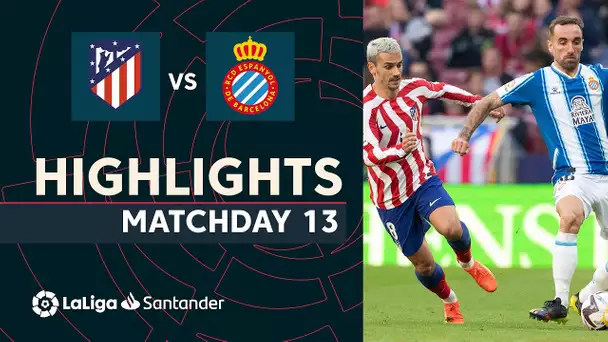 Resumen de Atlético de Madrid vs RCD Espanyol (1-1)