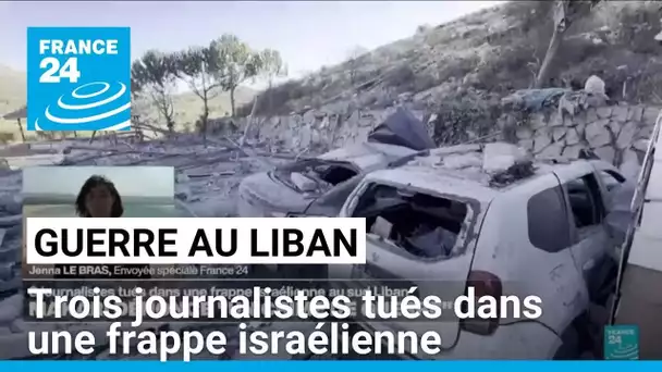 Liban : trois journalistes tués dans une frappe israélienne • FRANCE 24