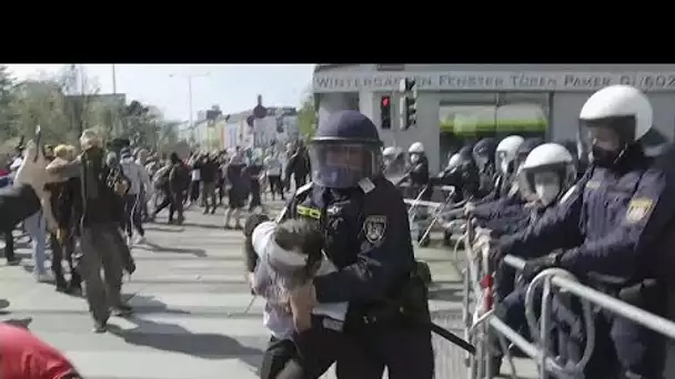 Mesures anti-covid : la grogne, manifestations à travers l'Europe