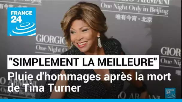 "Simplement la meilleure" : pluie d'hommages après la mort de Tina Turner • FRANCE 24