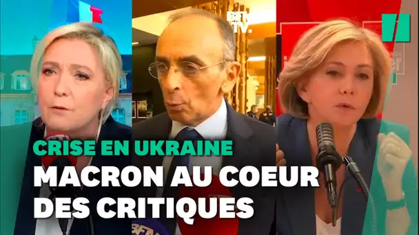 Crise en Ukraine: Emmanuel Macron au centre des critiques