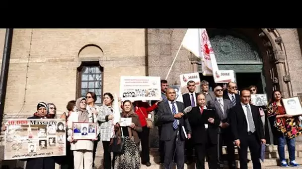 Des Iraniens réclament justice en Suède pour des massacres d'opposants