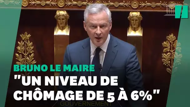 Bruno Le Maire vise le "plein emploi" d'ici à deux ans