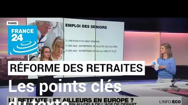 La réforme des retraites adoptée en France : les points clés du texte • FRANCE 24