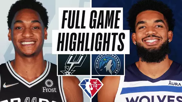 SPURS at TIMBERWOLVES | FULL GAME HIGHLIGHTS | November 18, 2021