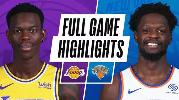 LAKERS at KNICKS | FULL GAME HIGHLIGHTS | April 12, 2021