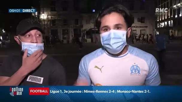 Marseille bat le Paris Saint-Germain dans un match très tendu: les supporters marseillais exultent