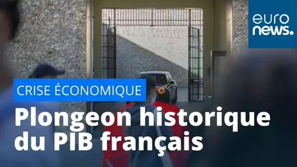 Plongeon historique du PIB français : -13,8% en raison de l'épidémie de Covid-19