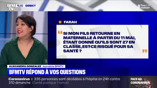 Mon fils retourne en maternelle à partir du 11 mai, est-ce risqué?