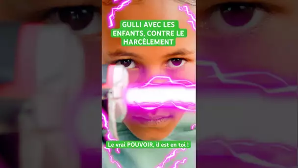 LAZ’ECLAIR, la trousse épée laser 💛 GULLI avec les ENFANTS, CONTRE le HARCÈLEMENT 💪🤝 #shorts