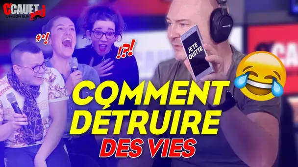 CAUET FOUILLE DANS LES TÉLÉPHONES DU PUBLIC !