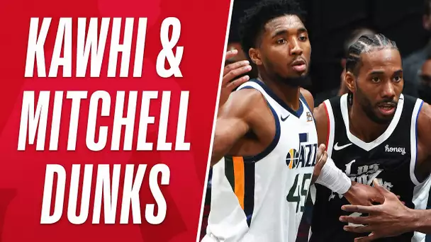 Kawhi & Mitchell's Bouncy Dunks this Season! ♨