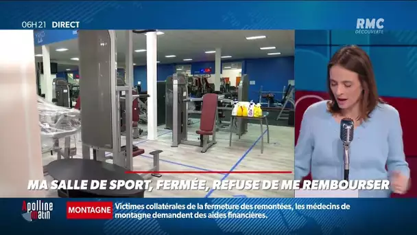 Ma salle de sport, fermée, refuse de me rembourser: est-ce légal ?