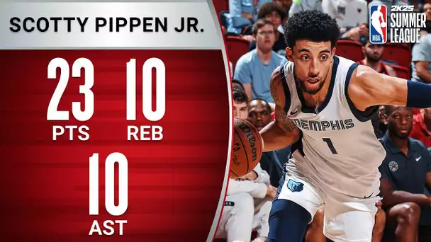 Scotty Pippen Jr. Drops TRIPLE-DOUBLE In Summer League Semifinals! 👀